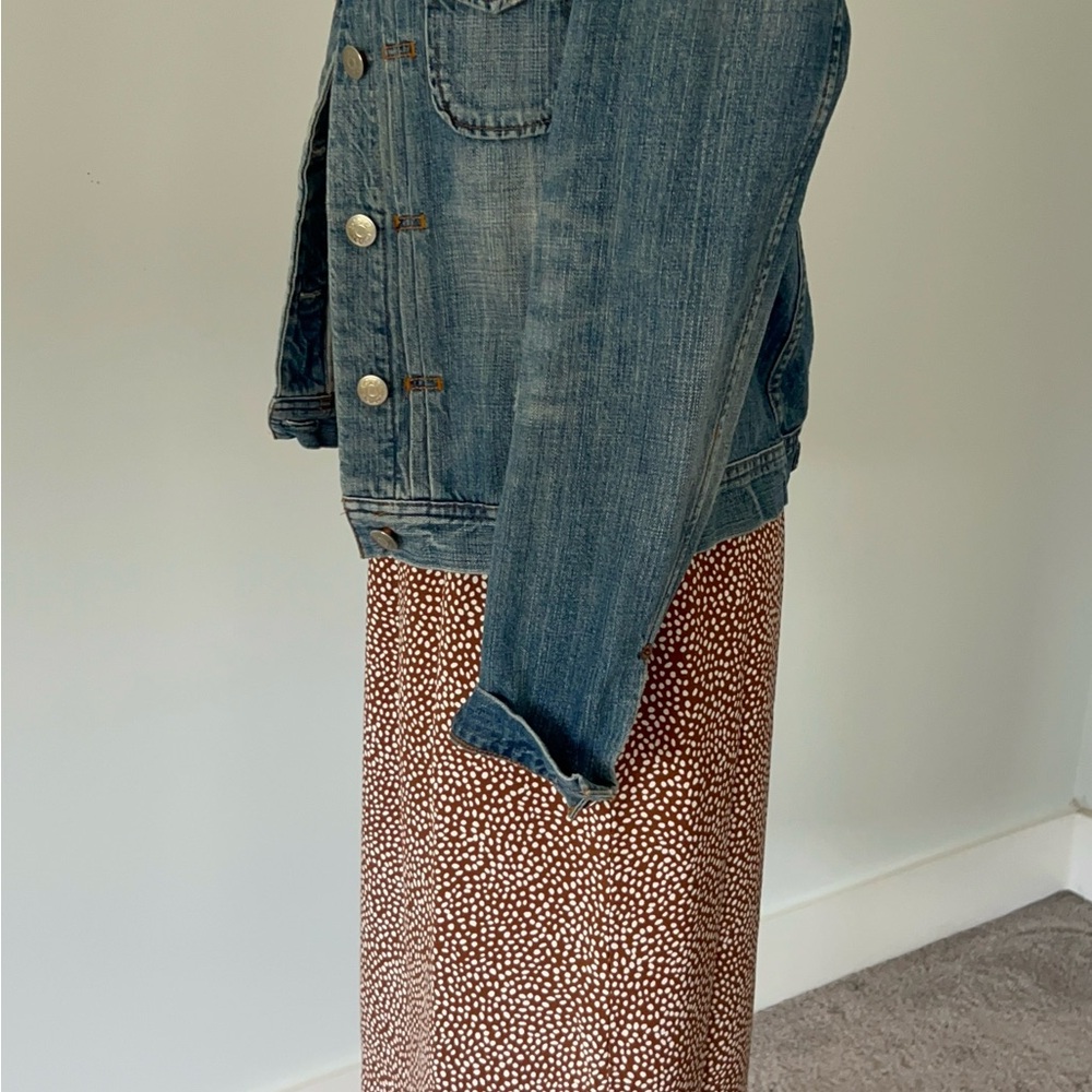 J.Crew Brown Polka Dot Skirt - Picture 2 of 10